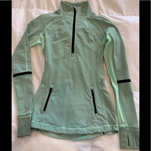 Lululemon | Green & Black Long Sleeve Quarter Zip